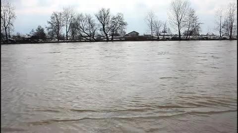Flood and river Stock Footage 22158103
