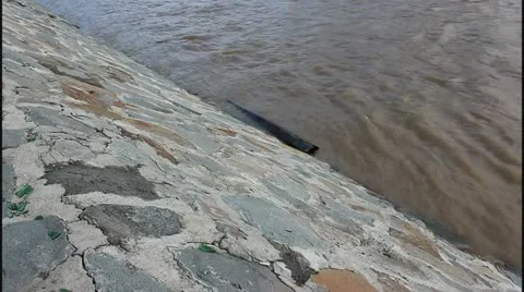 Flood and river Stock Footage 22178382