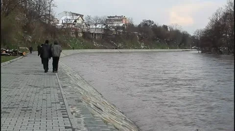 Flood and river Stock Footage 22241630