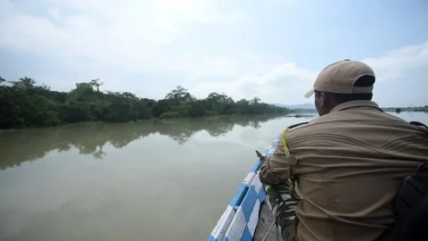 Flood in Assam Video stock 134394772