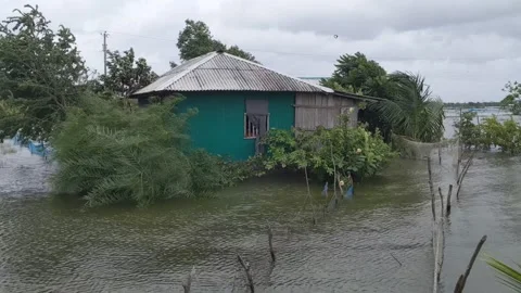 Flood In Bangladesh Stock Footage 282711314