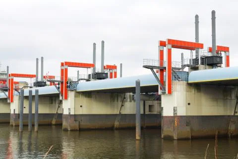 Flood control Stock Photos