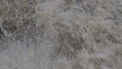 Flood at the danube river Stock Footage 136813495