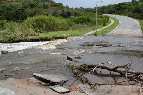 Flood disaster Foto stock