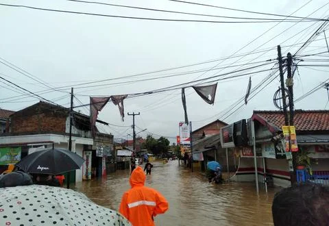 Flood disaster Stock Photos