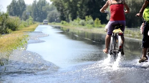 Flood Stock Footage 98592397