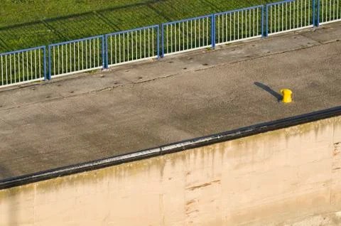 Flood gate edge Stock Photos