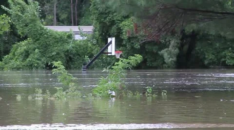 Flood Hoops Stock Footage 10861007