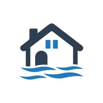 Flood Icon Stock Illustration