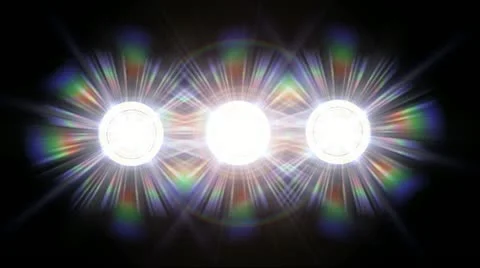 Flood lights flash. Loop. Stock Footage 22329818