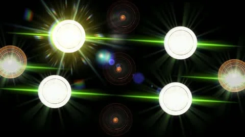 Flood lights flash. Loop. Stock Footage 22329848