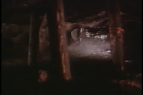 Flood in mine shaft Stock Footage 11353426