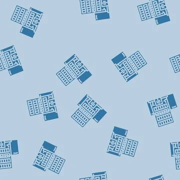 Flood natural phenomena glyph vector seamless pattern Stock-Illustration