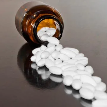 Flood of pills Foto stock