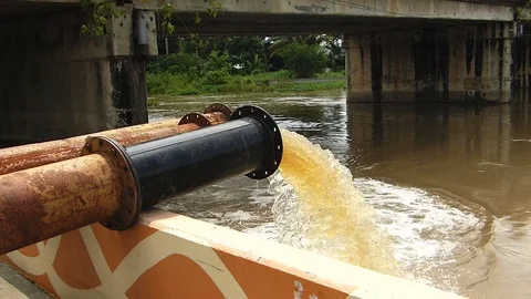The flood problem in the metropolitan area. Stock Footage 83930819