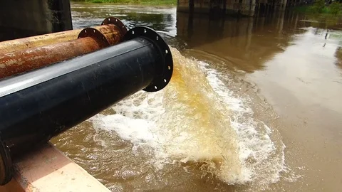 The flood problem in the metropolitan area. Stock Footage 83930831