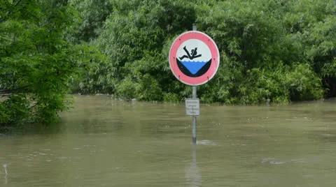 Flood risk Stock Footage 24842921