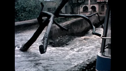 Flood set design Video stock 276289665