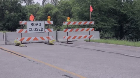 Flood Signs Stock Footage 7764836