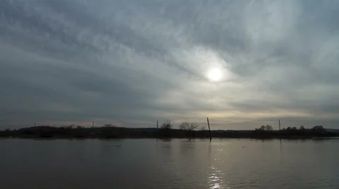 Flood. Timelapse. Stock Footage 51702049