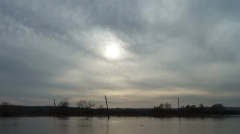 Flood. Timelapse. Stock Footage 51702095