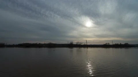Flood. Timelapse. Stock Footage 51702201