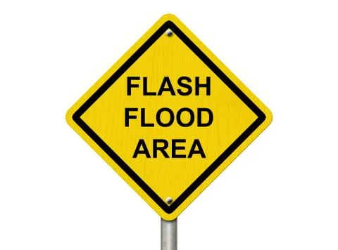 Flood warning Stock Illustration