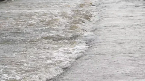 Flood, Water flow Stock Footage 32528356