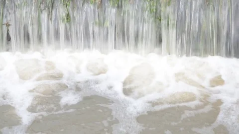 Flood water in nature Stock Footage 77703632