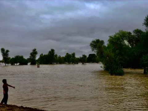 Flood Water 스톡 사진