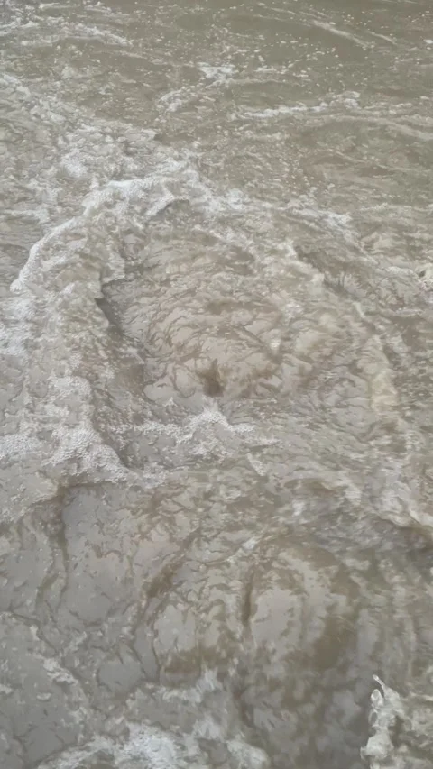 Flood water in river swat. Stock Footage 312259377