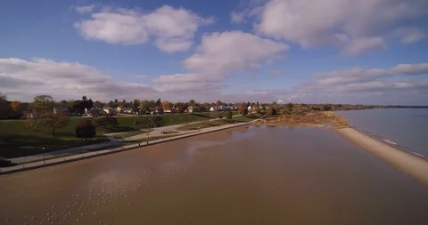 Flooded Beach Stock Footage 120293019