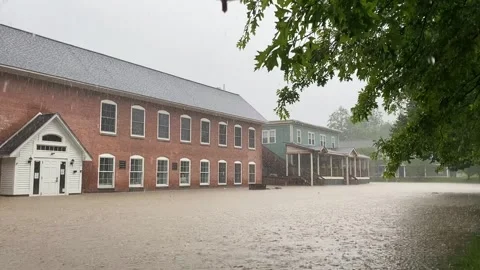 Flooded Brewery in Vermont Stock Footage 245871853