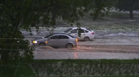 Flooded City Video stock 63642173