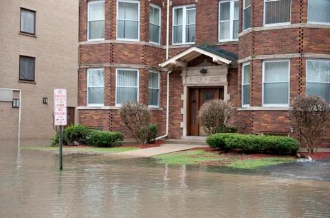 Flooded Homes Stock Photos