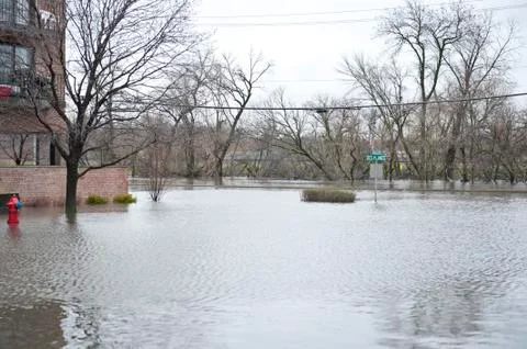 Flooded Homes Stock Photos