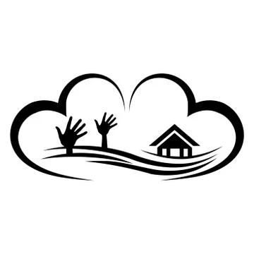 Flooded Insurance Stock Illustration