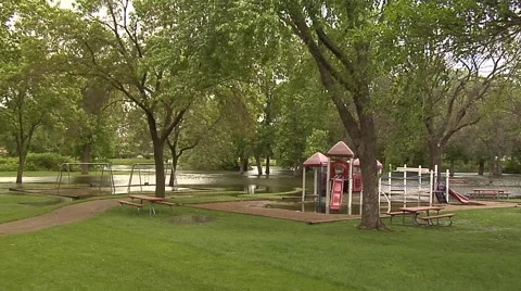 Flooded Park Wide Vidéo 40340888