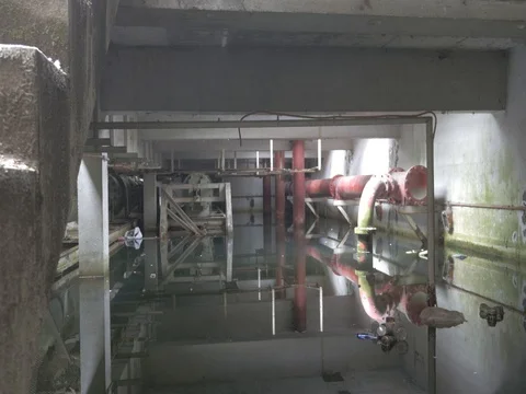 Flooded Pump Room. 스톡 동영상 70319378