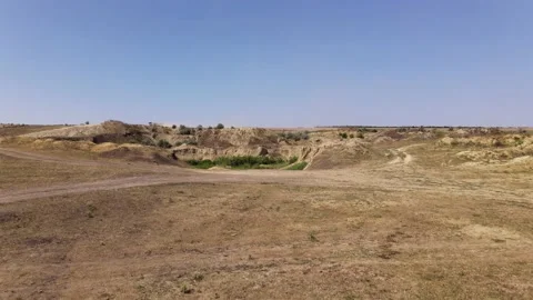 Flooded Quarry in the Bush. Mining and Quarrying. Video stock 135057032
