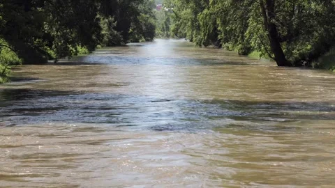 Flooded River Stock Footage 278462069