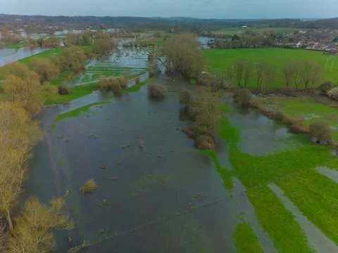 Flooded River Stock Photos