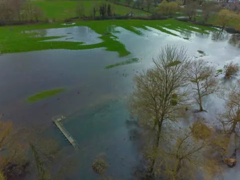 Flooded River Stock Photos