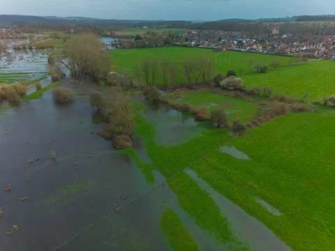 Flooded River Stock Photos
