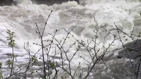 Flooded rocks Video stock 75792259