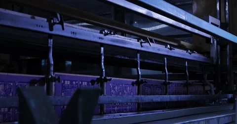 Flooding immersion of microchips circuit boards in solution in production. Stock Footage 206791945