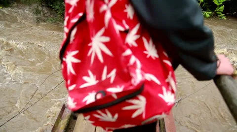 Flooding in the mountains Stock Footage 43228981