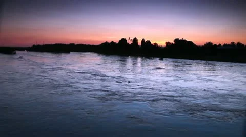 Flooding overflow river water Stock Footage 10567894