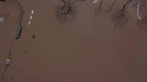Flooding from Overhead Stock Footage 105420952