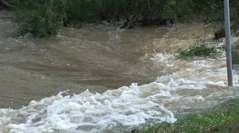Flooding from Record Rain 스톡 동영상 12661230